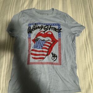 Abercrombie Kids Light Blue Graphic Tee